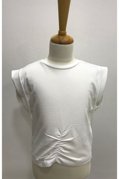 Çikoby Girl's Double Low Sleeve T-Shirt