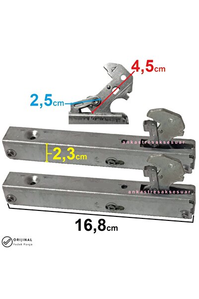 Silverline KS200I 6F DIJITAL (1060830211003) Fırın Menteşe 1 Takım 2 Adet İki...