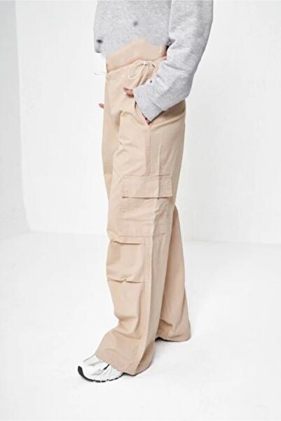 BİLBEC JEANS Παντελόνι με πλισέ τσέπη cargo