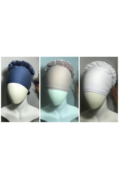 Zamir Set of 3 Lace Bonnet