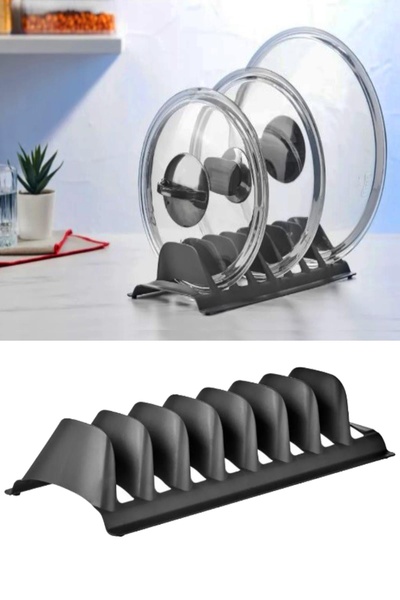 EkoHome 2 τεμάχια Οργανωτής για καπάκια κατσαρόλας και πιάτα