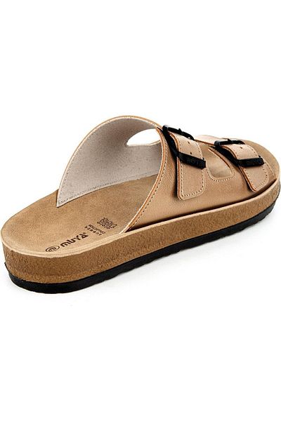 Muya Yuna Anatomical Sole Double Banded Adjustable Buckle Women's Slippers
