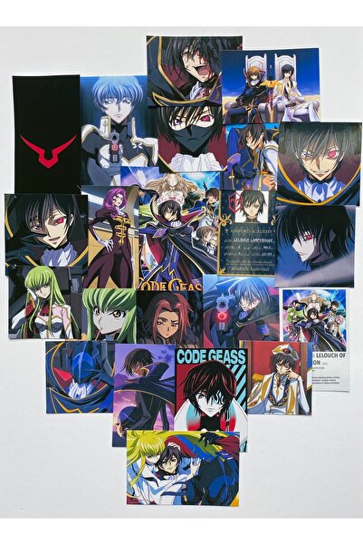 Hara Company Code Geass Lelouch Momente Anime Pachet de Stickere Anime