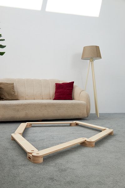 ESLENTA Disassembled Wooden Balance Board Track for Children