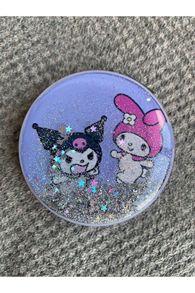 BLA GROUP KUROMİ Tasarımlı SİMLİ SULU Kozmetik Cep Çanta Aynası Kapaklı El Ma...