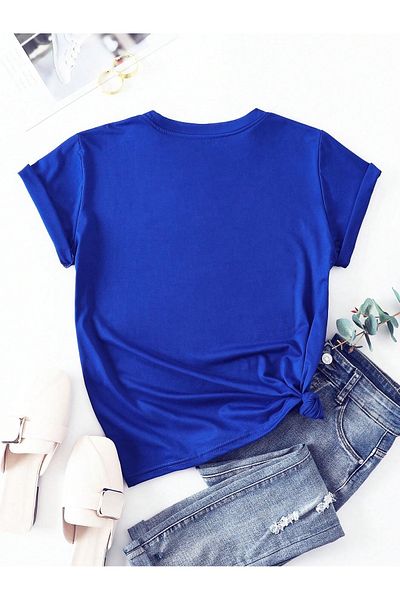 DAXİS Sportwear Company Tricou oversize pentru damă cu gâtul turnat