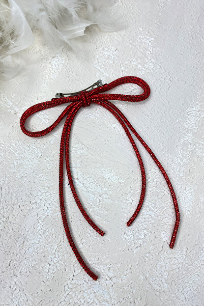 Limelia Închidere automată cu arc din piatră roșie de Seyran - Accesoriu pentru păr