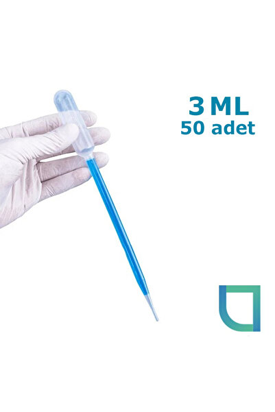 Labor-Teknik Labor Teknik Pastör Pipet 3 ml Plastik - 50 Adet/Poşet