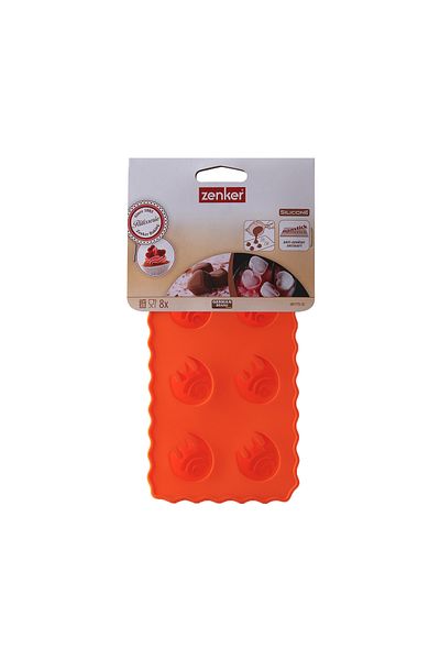 FACKELMANN Silicone Chocolate Mold - Orange - 22 cm