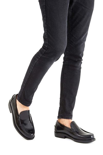 Callaghan Genuine Leather Men's Black Opening Shoes - Casual