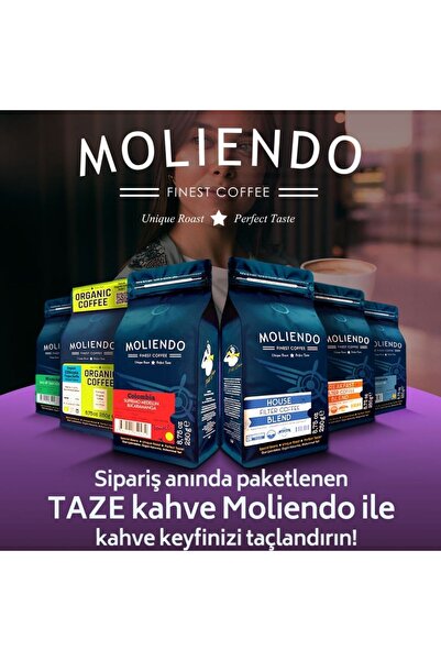 Moliendo Finest Coffee Amalfi Espresso Blend Kahve (Çekirdek Kahve) 250 g