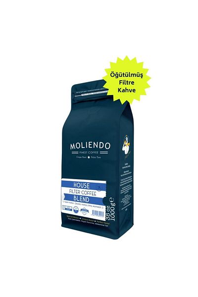 Moliendo Finest Coffee House Blend Filter Coffee (Molded Filter Coffee) 1000 g