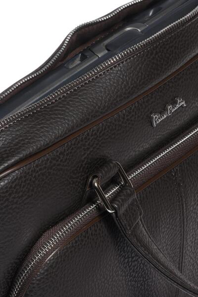 Pierre Cardin Кафява кафява чанта за лаптоп PC1116