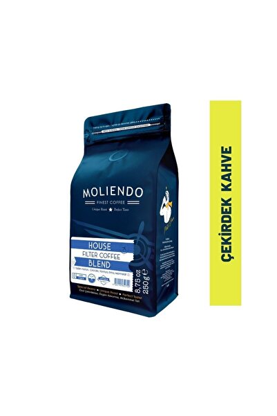 Moliendo Finest Coffee House Blend Filtre Kahve (Çekirdek Kahve) 250 g