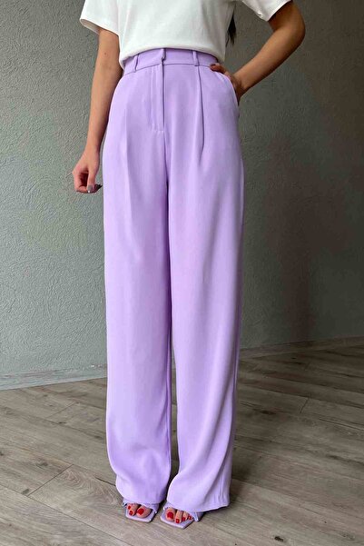 Seda Yalçın Atelier Lilac Premium Palazzo Trousers