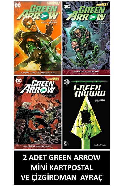 Çizgi Düşler Green Arrow 4 Cilt Set - Dc 1-2-3 Ve Ilk Yıl | Green Arrow Mini ...