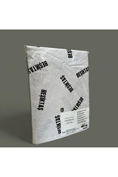 Taç Outlet Beşiktaş Cotton Licensed Single Bed Sheet 100x200 Cm