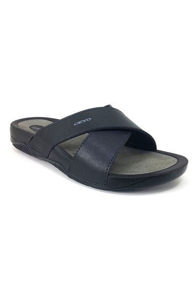 Ceyo 9877 Anatomical Men's Slippers Black