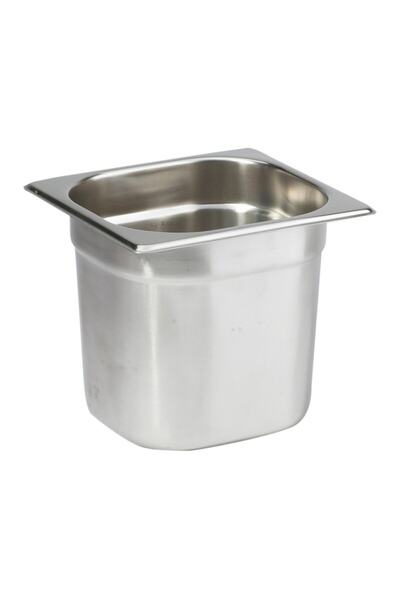 Natsan Paslanmaz Çelik Gastronom/gastronorm Küvet Gn 1/6-150 (17,6 X 16,2 X 1...
