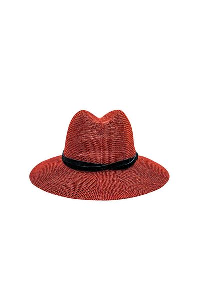 Goorin Bros 600-9669 Pălărie de paie Fatima Roșu Claret M