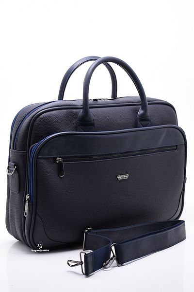 LOS ANGELES POLO CLUB Laptop și servietă bleumarin