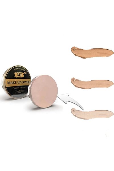 Makeuptime Mt Make-up Cover Foundation Concealer Pata Cream 209 Light Tone (with brush gift)
