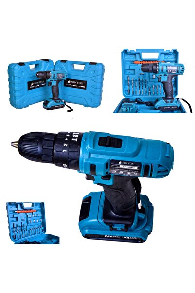 Newstar New Star 24w Çif Li-on Bataryalı Darbeli Süper Set