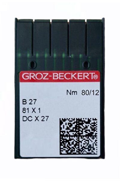 Groz - Beckert Bx27-dcx27 12/80 Overlok Makinesi Iğnesi (10 Adet)