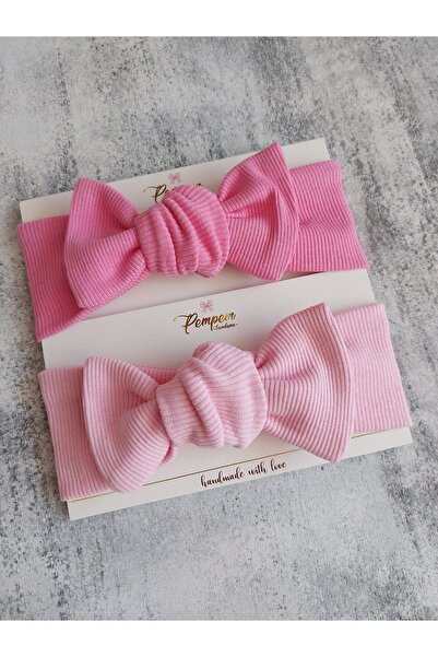 pempem bandana باندانا ريبانا للفتيات الصغيرات 2 قطعة