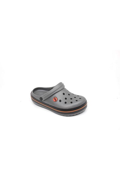 Akınal Bella 195 Gray - Black - Orange Sabo Slippers