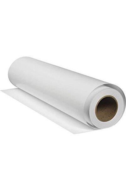 KrcDisplay Mat Beyaz Folyo 63cmx5mt Yapışkanlı Kaplama Folyosu
