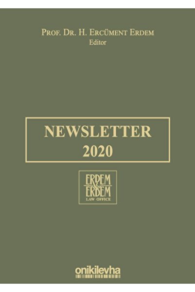 Newsletter 2020 H. Ercüment Erdem