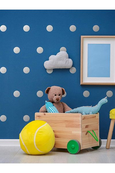 Tilki Dünyası Culoare Argintie 5x5cm 40 Bucuri Buline