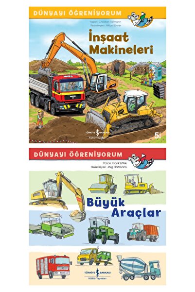 TÜRKİYE İŞ BANKASI KÜLTÜR YAYINLARI Inşaat Makineleri + Büyük Araçlar