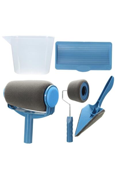 eayshop Damlatmayan Boya Rulosu Duvar Boyama Seti Fırça Pratik Tavan Seti