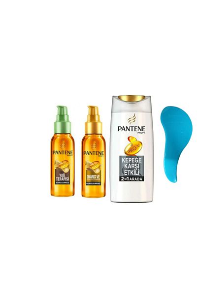 Pantene 700ml Effective Anti-Dandruff Shampoo + Repair Oil + Oil Therapy Gift