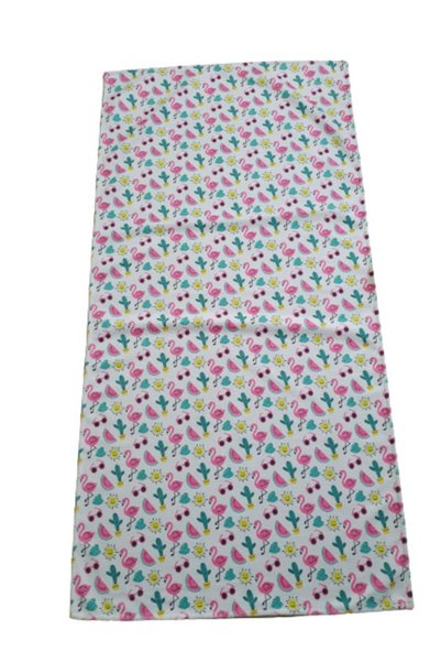 Fronte Home Children's Beach Towel Flamingo Patterned