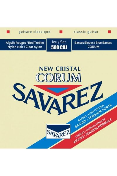 Savarez Cristal Corum Mixed Tension 500Crj - Classic Guitar String and Tekin Music