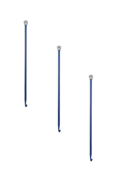 tuhafiyecimiz #8 Numara (8mm) Gagalı Renkli Örgü Şişi - Tunus Işi, Afgan Işi ...