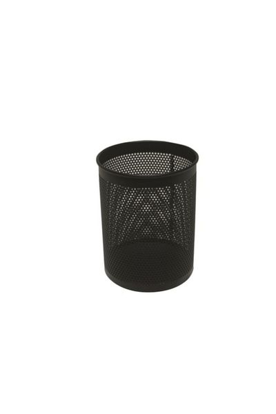 Morning Glory Metal Tabletop Pen Holder - Cylinder - Perforated 8.3x11 Cm
