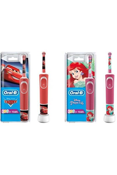 Oral-B Çocuklar Için D100 Car ve Prıncess Şarjlı Diş Fırçası