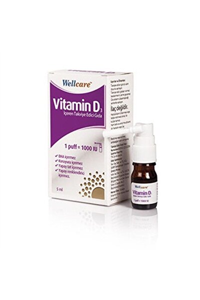 Easy Fishoil Wellcare Vitamin D3 1000 Iu 5 Ml Sprey