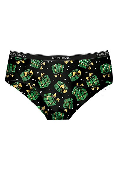 John Frank Kadın Yeşil Gift Box Hipster Külot