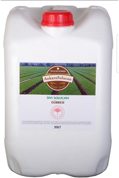 ANKARA SOLUCAN Soğuk Sıkım Solöm Sıvılı Solucan Gübresi 20.lt Tarım Bakanlığı...