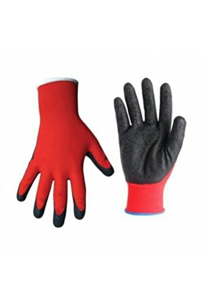 Demirel Eli Nitrile Gloves Black Red No 10 (12 Pieces)