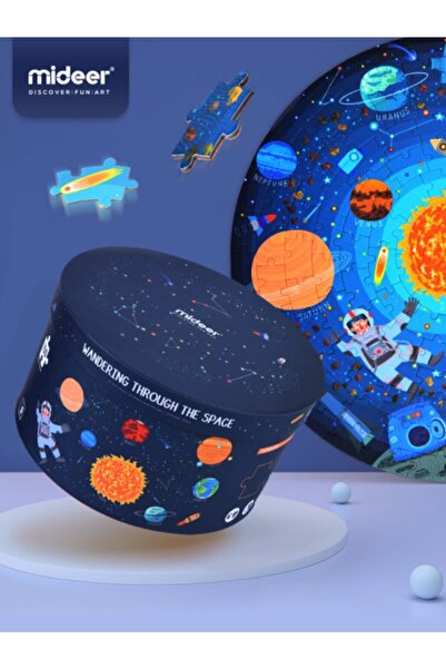 Mideer 150p Round Puzzle -wanderıng Through The Space