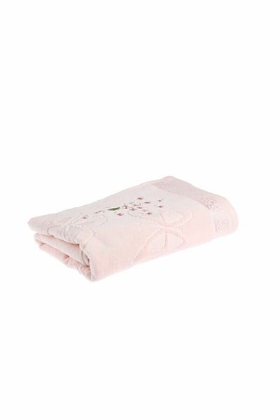 Özdilek Jasmin Embroidered Velvet Towel Powder 50x90