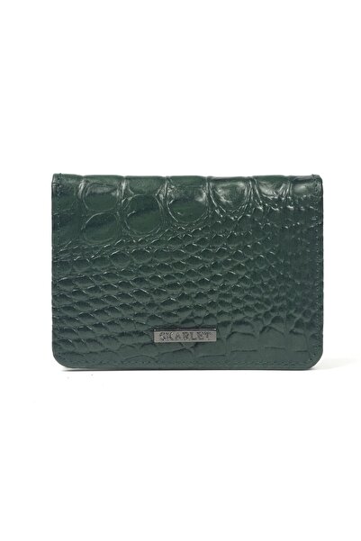 Skarlet محفظة حامل بطاقات للجنسين من الجلد الطبيعي