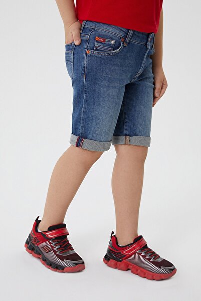 Lee Cooper Boy's Elyo 1 Jean Shorts Denim 202 LCB221006