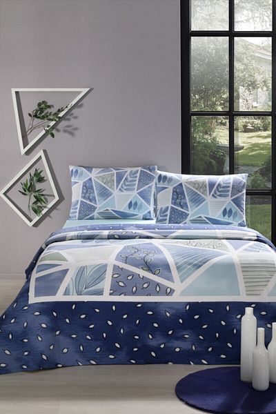 Özdilek Natural Patch Double Cotton Pique Set